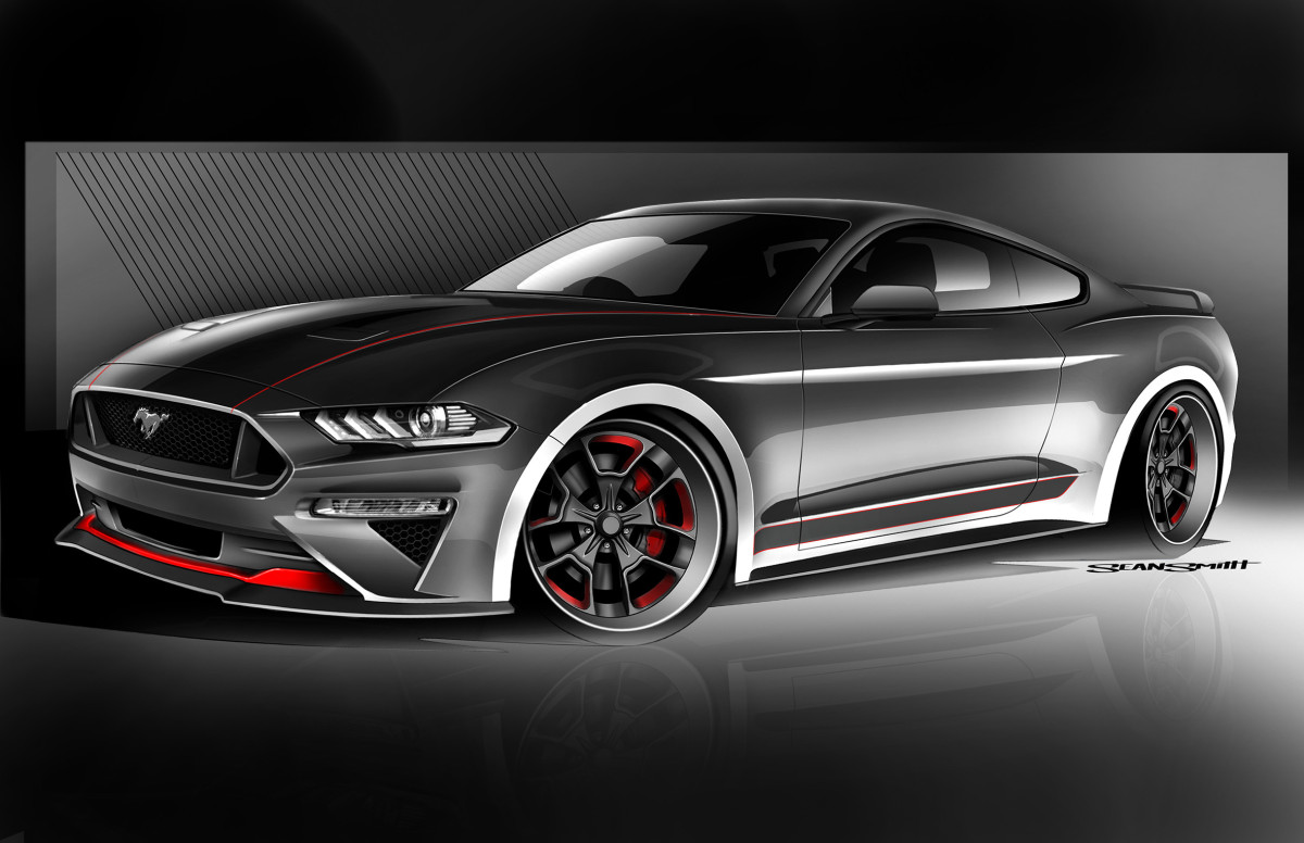 CGS Motorsports brings tasteful modifications to a 2018 Mustang GT with this clean interpretation of modern muscle. Large 410-millimeter rotors combine with six-piston Brembo calipers to deliver the stopping power necessary to properly tame this vicious steed. Nighttime driving in this supercharged Mustang is a well-illuminated affair thanks to unique LED lighting from a complete conversion by Diode Dynamics to Rigid undercar lighting. Everyone from night owls to track rats can prowl or stalk tracks in this stylishly sinister Mustang.